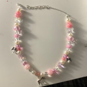 Pink Coquette / Dollete Necklace !!